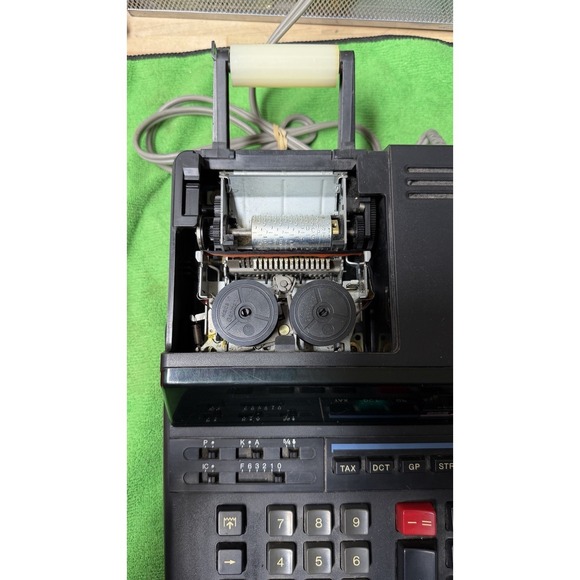 Sharp EL-2630A Printing Calculator 12 Digit 2-Color Ribbon Tested Working - Picture 2 of 12